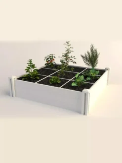 Raised Garden Bed With Grow Grid, 4' X 4' -Deals The Garden & Yard Store 8599291 02V