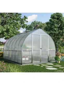 Canopia® By Palram Bella™ Greenhouse, 8' -Deals The Garden & Yard Store 8599338 02v