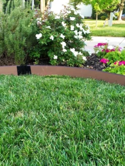 Curved Composite Landscape Edging Kit With 1" Boards -Deals The Garden & Yard Store 8599404 08V tif