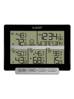 La Crosse 308-1412-3TX-INT Wireless Weather Station With 3 Sensors -Deals The Garden & Yard Store 8599459 01v
