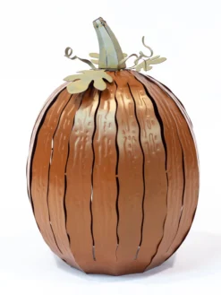 Desert Steel Pumpkin Luminary, Tall -Deals The Garden & Yard Store 8599559 10v