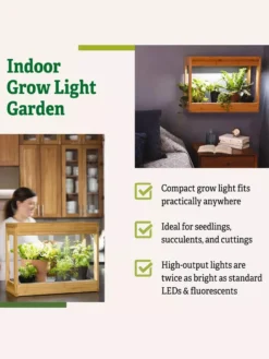 Bamboo Mini LED Grow Light Garden -Deals The Garden & Yard Store 8599624 04