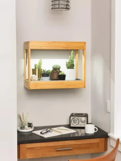 Bamboo Mini LED Grow Light Garden -Deals The Garden & Yard Store 8599624 12872 tif