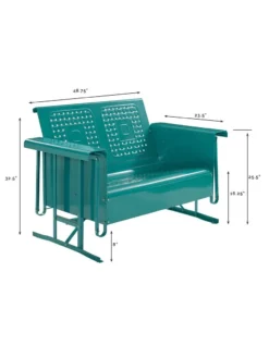 Crosley Bates Loveseat Glider -Deals The Garden & Yard Store 8599629 02v