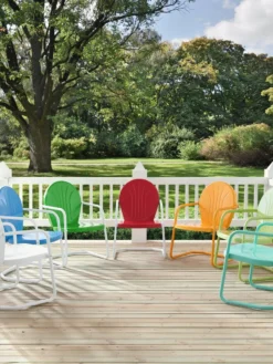 Crosley Griffith Metal Outdoor Chair -Deals The Garden & Yard Store 8599640 01V tif