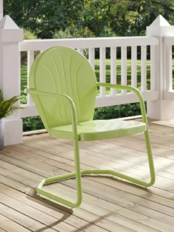 Crosley Griffith Metal Outdoor Chair -Deals The Garden & Yard Store 8599640 11V tif