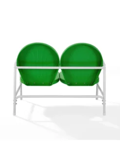 Crosley Griffith Metal Outdoor Loveseat -Deals The Garden & Yard Store 8599643 04v