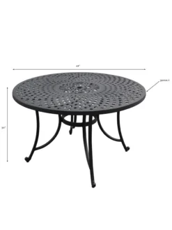 Crosley Sedona Cast Aluminum Dining Table -Deals The Garden & Yard Store 8599661 01v