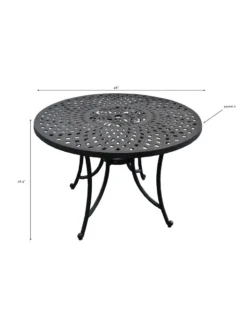 Crosley Sedona Cast Aluminum Dining Table -Deals The Garden & Yard Store 8599662 01v
