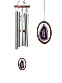 Agate Chime™, Large -Deals The Garden & Yard Store 8599738 05v woodstock agate chime large purple
