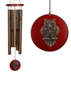 Habitats™ Chime -Deals The Garden & Yard Store 8599739 03v woodstock habitats chime copper owl