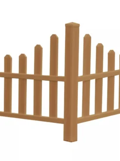 Country Corner Composite Picket Fence 5 Country Corner Composite Picket Fence -Deals The Garden & Yard Store 8599773 02V tif