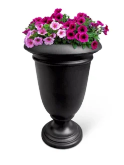 Ellington Self-Watering Urn Planter, 24" -Deals The Garden & Yard Store 8600110 04V tif
