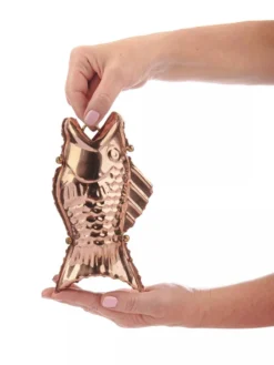 Fish Pure Copper Rain Chain, 8.5' -Deals The Garden & Yard Store 8600209 02V tif