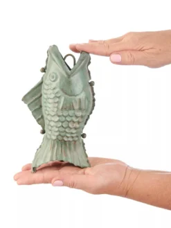 Fish Pure Copper Rain Chain, 8.5' -Deals The Garden & Yard Store 8600209 06V tif