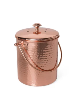 Hammered Copper Compost Pail -Deals The Garden & Yard Store 8600224 19320 tif
