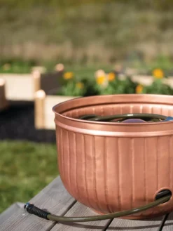 Classic Copper Hose Pot -Deals The Garden & Yard Store 8600238 0630 tif