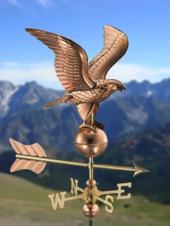 Eagle Garden Copper Weathervane With Pole -Deals The Garden & Yard Store 8600278 05v