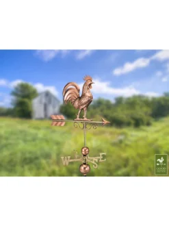 Bantam Rooster Copper Weathervane -Deals The Garden & Yard Store 8600280 04v