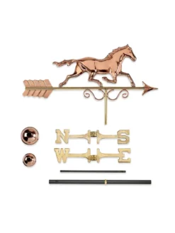 Galloping Horse Copper Weathervane -Deals The Garden & Yard Store 8600346 04v