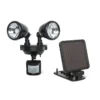 MAXSA®Solar Dual Head LED Motion Activated Light
