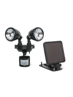 MAXSA®Solar Dual Head LED Motion Activated Light