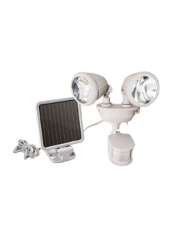 MAXSA®Solar Dual Head LED Motion Activated Light -Deals The Garden & Yard Store 8605650 09v