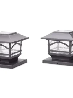 Solar Post Cap Railing Light 2-Pack -Deals The Garden & Yard Store 8608699 05V tif