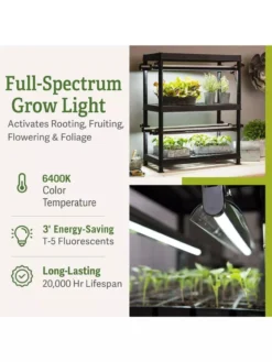 Stack-n-Grow Lights - 2-Tier System -Deals The Garden & Yard Store 8608905 2
