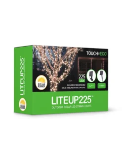 Solar LED String Lights, Lightup225™ -Deals The Garden & Yard Store 8609142 02V tif