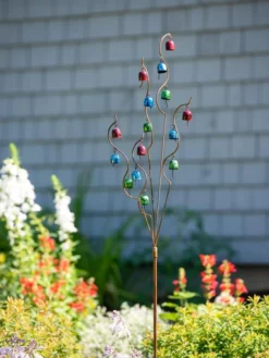 Bells Spiral Garden Stake