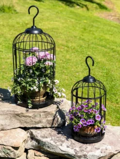 Hanging Birdcage Planter Set 8 Hanging Birdcage Planter Set -Deals The Garden & Yard Store 8609181 0374 tif