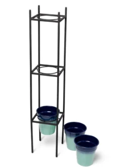 Steel Vertical Plant Stand With Metal Pots -Deals The Garden & Yard Store 8609183 4967 tif
