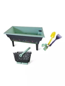 Calipso 3-in-1 Kids Gardening Self-Watering Planter Kit -Deals The Garden & Yard Store 8609217 18V calipso 3 in 1 kids gardening self watering planter kit green