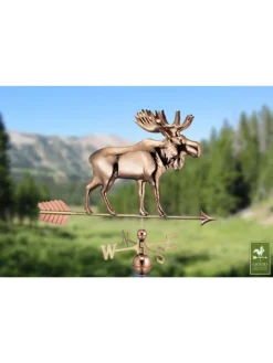 Moose With Arrow Weathervane 6 Moose With Arrow Weathervane -Deals The Garden & Yard Store 8610229 01v