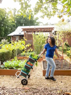 Mod Hod Trolley With Teal Mod Hods -Deals The Garden & Yard Store 8610240 0070 tif