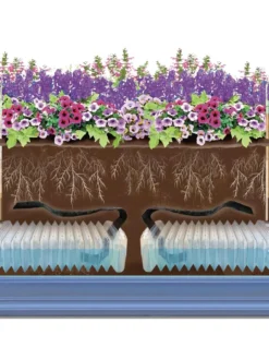 Adjustable Self-Watering Insert For Pots And Planters -Deals The Garden & Yard Store 8610250 SWInsert art Trough tif