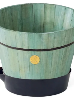 VegTrug® Build-a-Barrel Wooden Planter With Self-Watering Reservoir Tray, 18" -Deals The Garden & Yard Store 8610253 07V tif