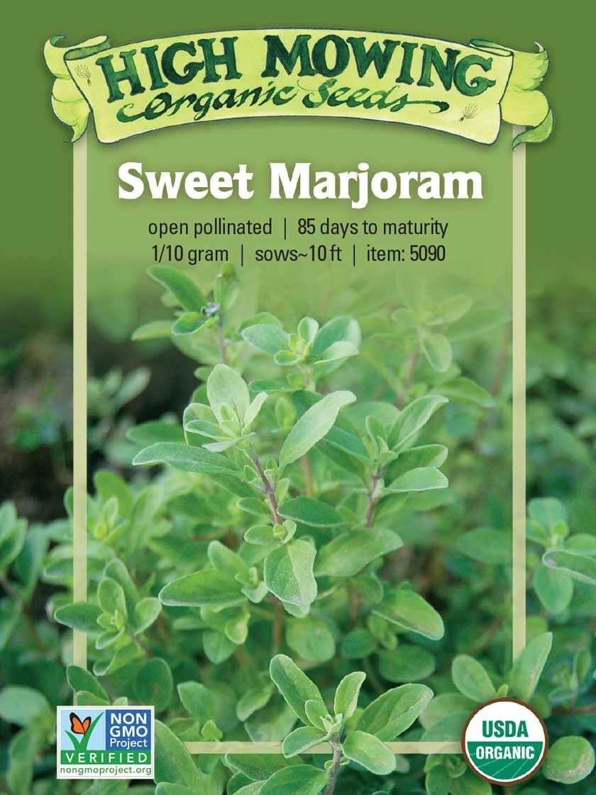 Sweet Marjoram Organic Seeds 1 Sweet Marjoram Organic Seeds