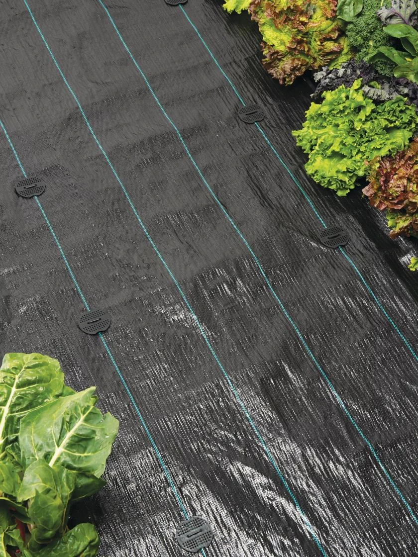 Polypropylene Weed Mat With Ground Staples, 3.25' X 98’ 1 Polypropylene Weed Mat With Ground Staples, 3.25' X 98’