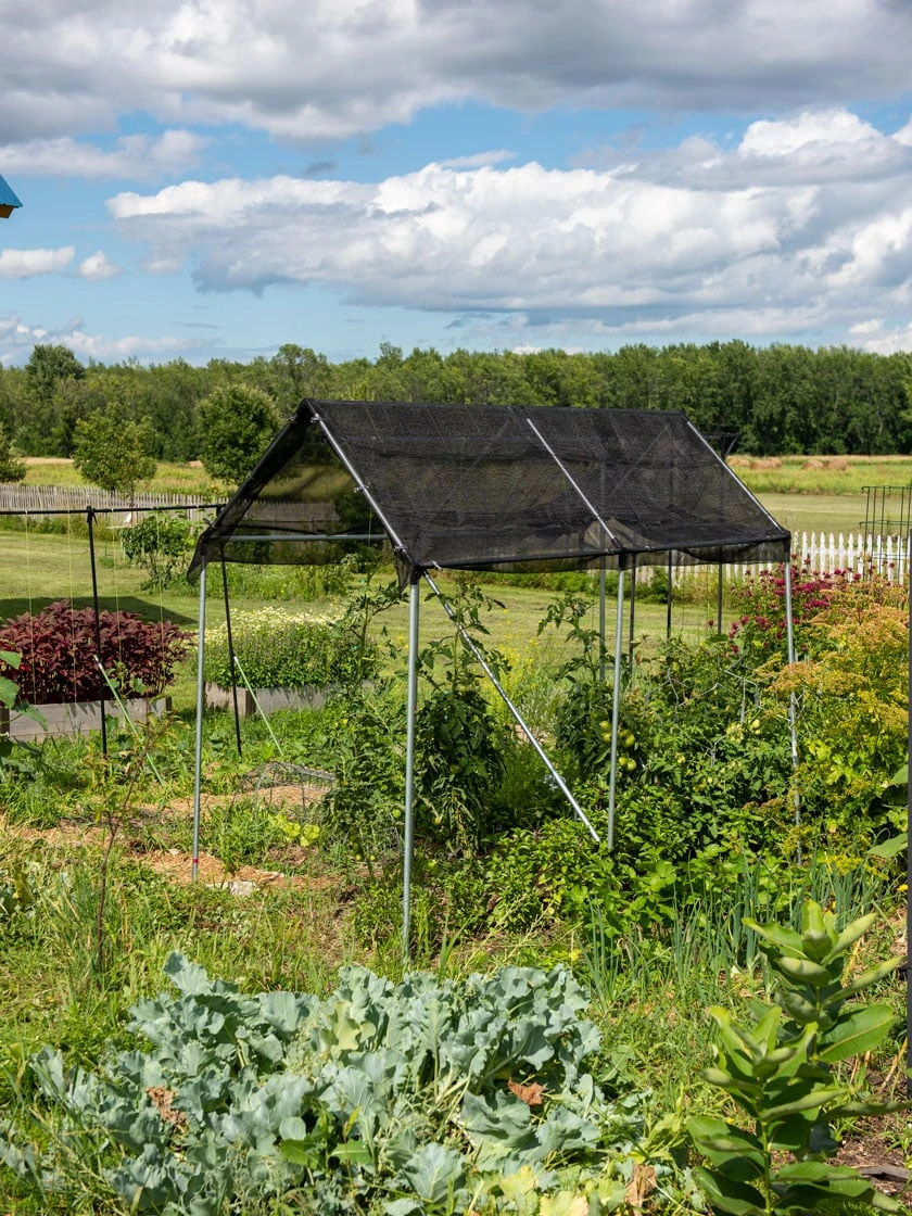 Connector Kit For DIY Peaked Roof Frame For In Ground Garden Bed 4 Connector Kit For DIY Peaked Roof Frame For In Ground Garden Bed - Image 4