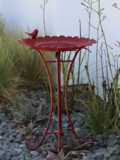 Sunflower Birdbath -Deals The Garden & Yard Store 8610560 02v sunflower birdbath