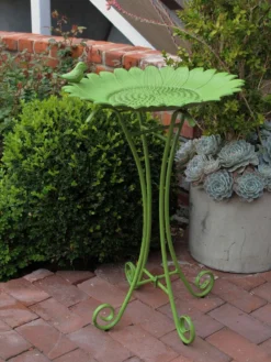 Sunflower Birdbath