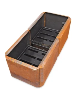 Corten Steel Modular Raised Bed, 2'x4' -Deals The Garden & Yard Store 8610702 0028 tif