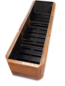 Corten Steel Modular Raised Bed, 2'x6' -Deals The Garden & Yard Store 8610703 0034 tif