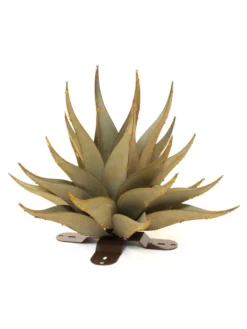 Desert Steel Sharkskin Agave Sculpture -Deals The Garden & Yard Store 8610754 01v desert steel sharkskin agave small