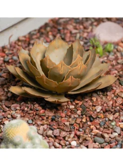 Desert Steel Artichoke Agave Sculpture -Deals The Garden & Yard Store 8610760 01v