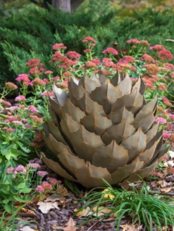 Desert Steel Artichoke Agave Sculpture -Deals The Garden & Yard Store 8610761 03v