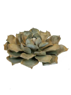 Desert Steel Blue Rose Succulent Sculpture -Deals The Garden & Yard Store 8610763 01v desert steel blue rose succulent small