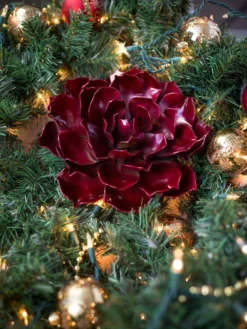 Desert Steel Ruby Rose Succulent Sculpture, Small -Deals The Garden & Yard Store 8610767 02v